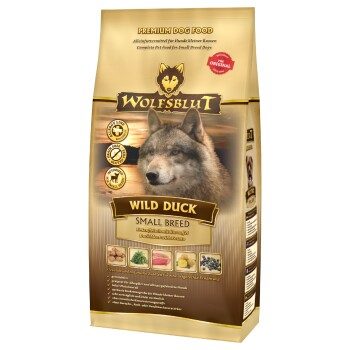 WOLFSBLUT Small Breed Wild Duck Entenfleisch mit Kartoffeln 2 kg