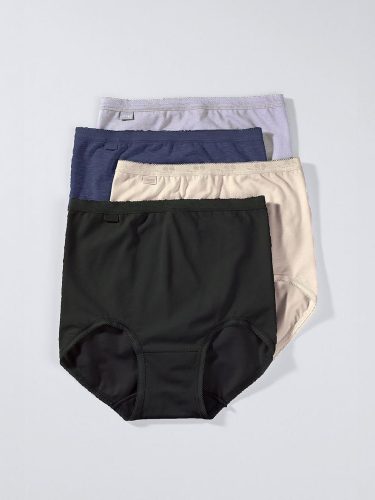 Sloggi, sloggi Maxislip "Basic+ Maxi" 4er Pack, perfekter Sitz, besonders weiche Nähte, Cotton-Mix, Multipack