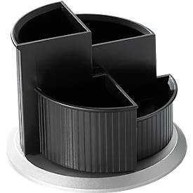 helit, HELIT Stiftek&ouml;cher 150x112mm H6220599 schwarz/silber