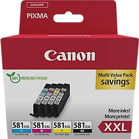 Canon, CANON Multipack Tinte XXL BKCMY CLI-581XXL Pixma TR7550 4x11.7ml
