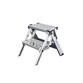 MUNK Günzburger Steigtechnik, MUNK Günzburger Steigtechnik 54202 Aluminium Klapptritt Arbeitshöhe (max.): 2.45 m