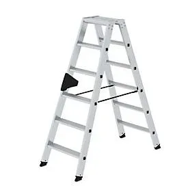 MUNK, Stufen-Stehleiter beidseitig begehbar 2x6 Stufen