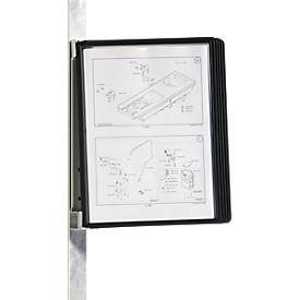 DURABLE, DURABLE Sichttafelsystem Vario Magnet Wall 5 A4 Schwarz Metall, Polypropylen 28 x 3.5 x 34 cm
