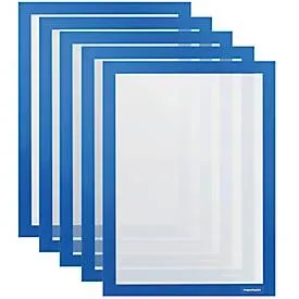 magnetoplan, MAGNETOPLAN Magnetrahmen magnetofix A4 1130303 blau 5 Stk.