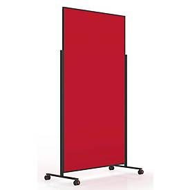 undefined, MAGNETOPLAN Design-Moderatorentafel VP 1181206 rot, Filz 1000x1800mm