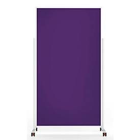 magnetoplan, MAGNETOPLAN Design-Moderatorentafel VP 1181111 Filz. violett 1000x1800mm