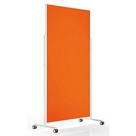 magnetoplan, MAGNETOPLAN Design-Moderatorentafel VP 1181144 Filz. orange 1000x1800mm
