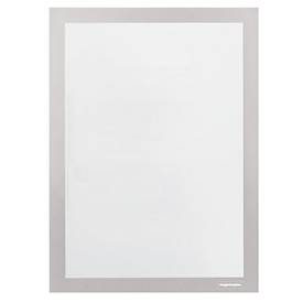magnetoplan, MAGNETOPLAN Magnetrahmen A4 1131932 selbstklebend, silber 2 Stk.
