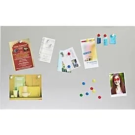 Magnettafel, Edelstahl, 965 x 600 mm