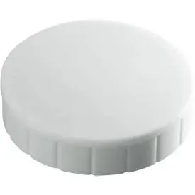 MAUL Solidmagnete, ø 20 x 7,5 mm, 10 Stück, weiss