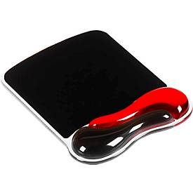Kensington, KENSINGTON Gel-Mousepad Duo 62402 blk/red