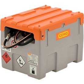 CEMO, Mobile Diesel-Tankanlage CEMO mit ADR-Zulassung, 200 l, 25l/min, mit Klappdeckel