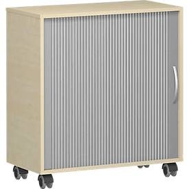 undefined, Querrollladenschrank PALENQUE, B 800 x T 400 x H 791 mm, Ahorn