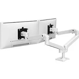Ergotron, Ergotron Monitor-Tischhalterung 45-686-290 2 Display(s) 68,6 cm (27) Weiß Höhenverstellbar, Neigbar