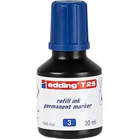 edding, EDDING Nachf&uuml;lltuschen T25 T-25-3 blau 30ml