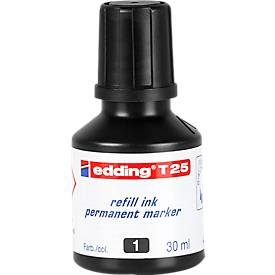 edding, EDDING Nachf&uuml;lltuschen T25 T-25-1 schwarz 30ml