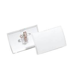 DURABLE, DURABLE Namensschild Click Fold 8211/19 m.Kombiklemme, 40x75mm 25Stk.
