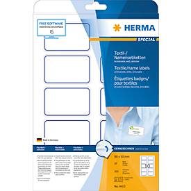 HERMA, HERMA Namensetiketten 80x50mm 4410 weiss 200 Stk./20 Bl.