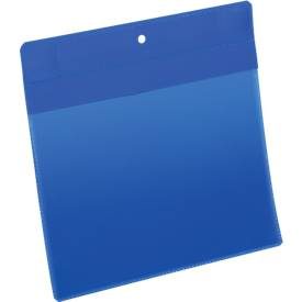 DURABLE, Durable Magnetische Kennzeichnungstasche 174607 Dunkelblau A5 Querformat 223 x 218 mm 10 Stück