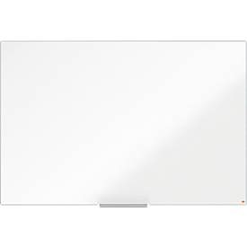 Nobo, Nobo Impression Pro Wandmontierbares Magnetisches Whiteboard 1915399 Emaille Schlankes Alurahmen InvisaMount-Montagesystem 1800 x 1200 mm Weiss