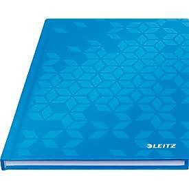 Leitz, LEITZ Notizbuch WOW A5 46281036 kariert, 90g blau