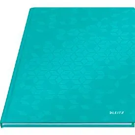 Leitz, LEITZ Notizbuch WOW A4 46251051 liniert, 90g eisblau