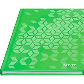 Leitz, Leitz 46281054 Notizbuch kariert Grün 80 Blatt DIN A5