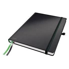 Leitz, LEITZ Notizbuch Complete A4 44710095 kariert schwarz