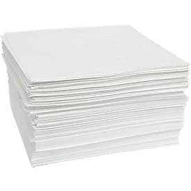 Ölbindevlies Tücher First L, 139 l Aufnahme, ohne Perforierung, L 500 x B 400 mm, weiss, 200 Stück