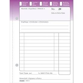 Simplex, SIMPLEX Kombiblock D/F/I A6 15506 Durchschreibepapier 50x2 Blatt