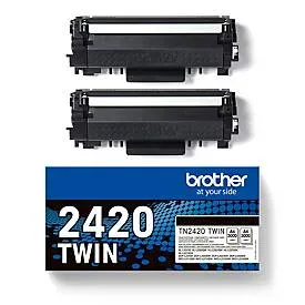 Brother, Brother Toner TN-2420TWIN Original 2er-Pack Schwarz 3000 Seiten TN2420TWIN