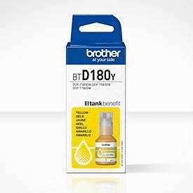 Brother, BROTHER Tintenflasche yellow BTD180Y DCP-T580DW 5000 Seiten