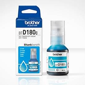 Brother, BROTHER Tintenflasche cyan BTD180C DCP-T580DW 5000 Seiten
