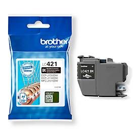 Brother, BROTHER Tintenpatrone schwarz LC-421BK DCP-J1050 200 Seiten