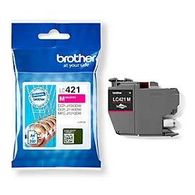 Brother, BROTHER Tintenpatrone magenta LC-421M DCP-J1050 200 Seiten