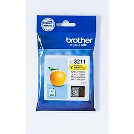 Brother, BROTHER Tintenpatrone yellow LC-3211Y DCP-J774DW 200 Seiten