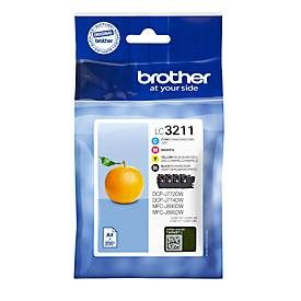 Brother, BROTHER Valuepack Tinte CMYBK LC-3211VAL DCP-J774DWW 200 Seiten