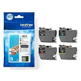 Brother, Brother - LC-421VAL Valuepack  CMYBK, Multipack, Tintenpatronen
