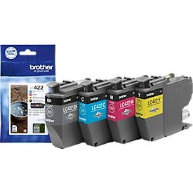 Brother, Brother - LC-422VAL Valuepack  CMYBK, Multipack, Tintenpatronen