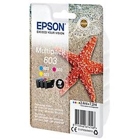 Epson, EPSON Multipack Tinte 603 CMY T03U54010 XP-2100 130 Seiten
