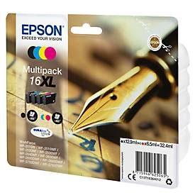 Epson, EPSON Multipack Tinte XL CMYBK T163640 WF 2010/2540 450/500 Seiten