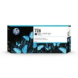 HP, HP Druckerpatrone 728 Original Matt Schwarz 300 ml F9J68A 1 St.