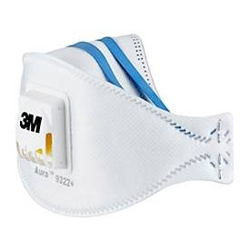 3M, 3M Atemschutzmaske 9322C2 Weiss 2 Stück