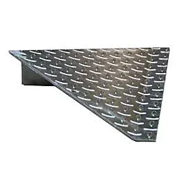 Bauer, Auffahrecken für Bauer® niedrige Flachwannen aus Stahl, BxL 500 x 500 mm