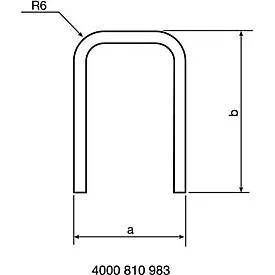 Ausklinkzange L.245mm Schnitt-B.20mm Schnitt-T.29mm