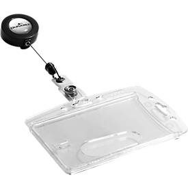 DURABLE, DURABLE Hartbox f&uuml;r Ausweis 8012/19 mit Jojo, 54x85mm 10 Stk.