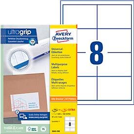 AVERY Zweckform, AVERY ZWECKFORM Etiketten 97&times;67,7mm 3660-200 weiss 1760 Stk./200+20 Blatt