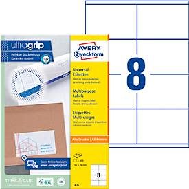 AVERY Zweckform, AVERY ZWECKFORM Universaletiketten 105x70mm 3426 weiss 800 Stk./100 Blatt