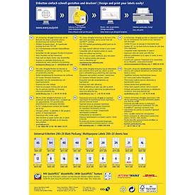 AVERY Zweckform, AVERY ZWECKFORM Etiketten 105x74mm 3427-200 weiss 1760 Stk./200+20 Blatt