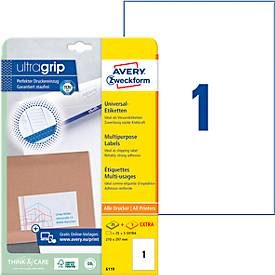 ZWECKFORM, Zweckform 6119Z Etiketten 210X297Mm ILK -